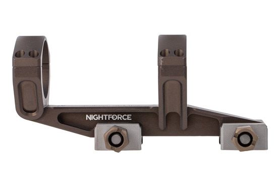 Nightforce 34mm UltraMount Scope Mount with 1.54 inch height has a dark earth finish